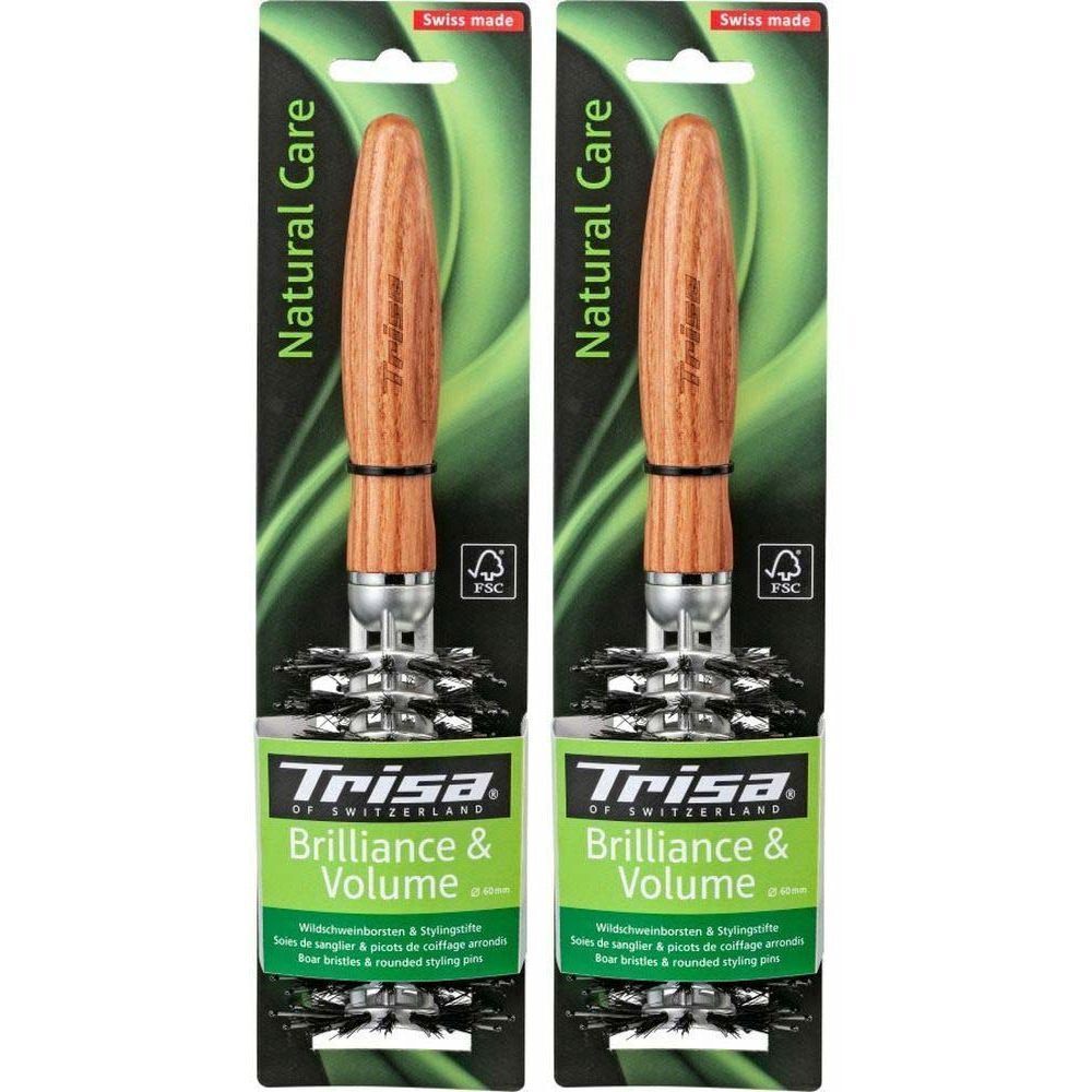 TRISA Natural Care Brosse à cheveux Brillance & Volume