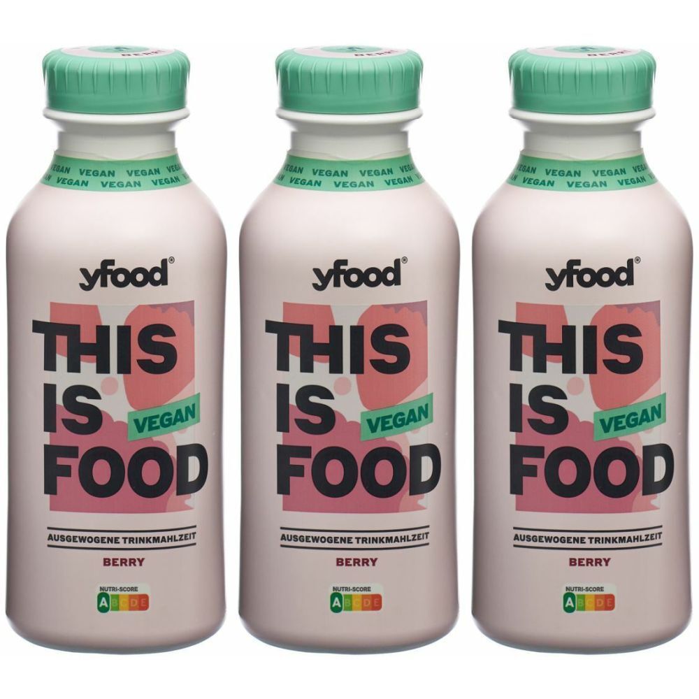 YFOOD Trinkmahlzeit im veganen Berry