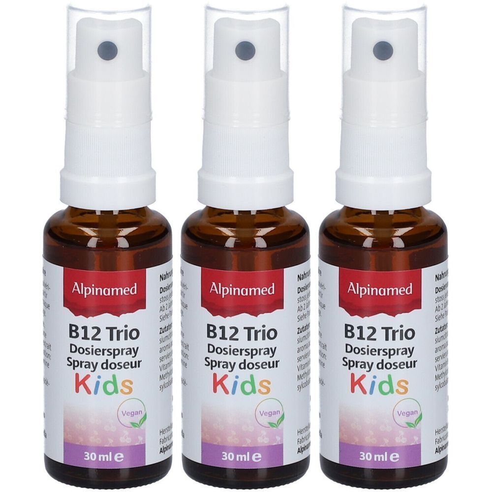 ALPINAMED Vitamine B12 Trio Kinder Spray doseur