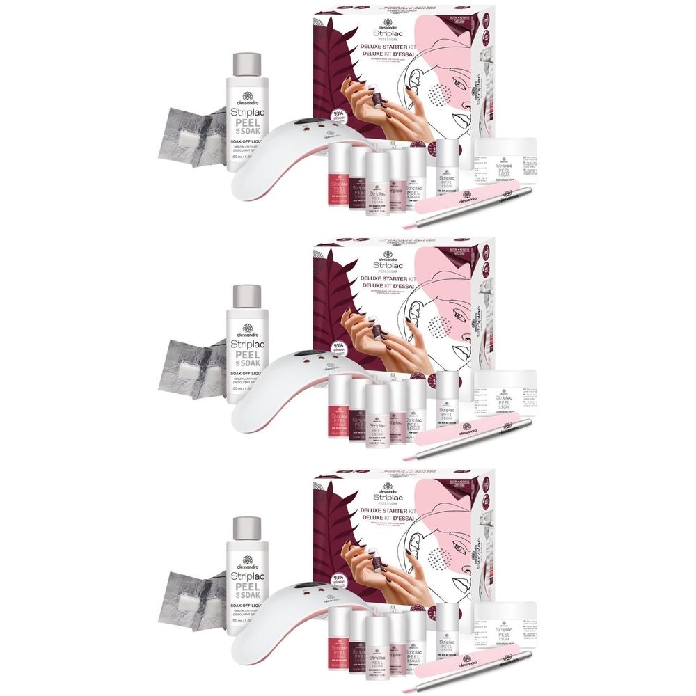 ALESSAN Striplac Life Colours Starterki x3