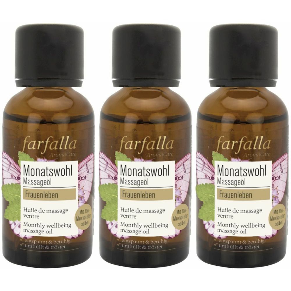 farfalla AromaCare Monatswohl Massageöl