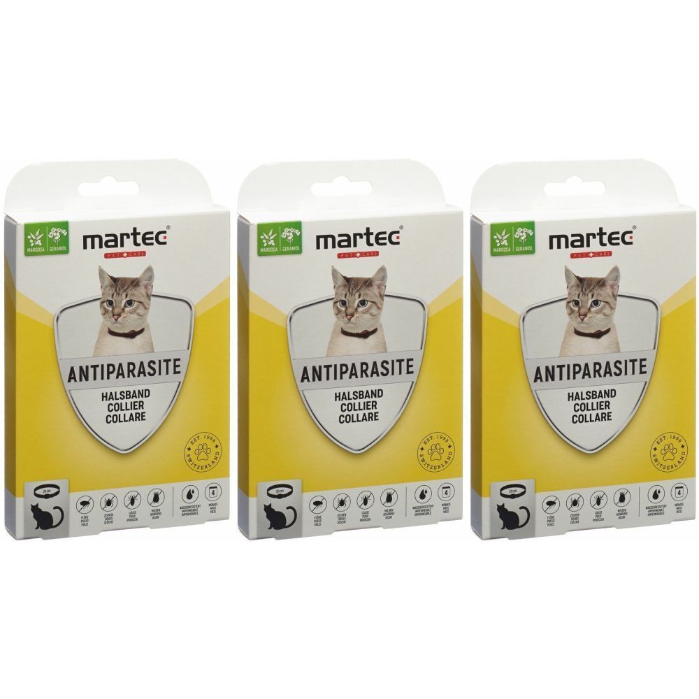 MARTEC Pet Care Shampoo Collier antiparasitaire pour chat