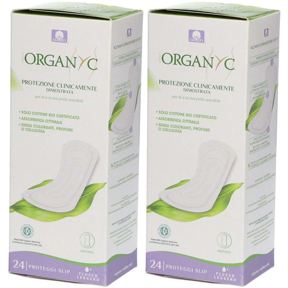 ORGANYC Protèges slip coton bio Vrac