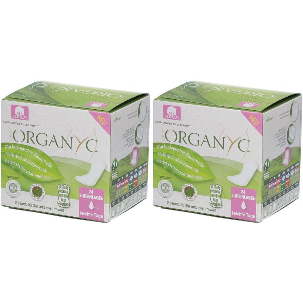 ORGANYC Protège slip bio en pochettes individuelles