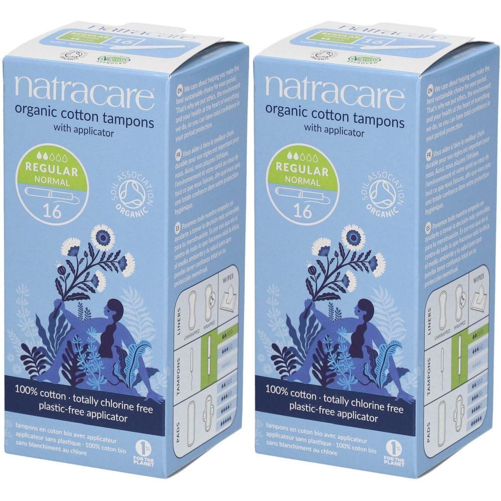 NATRACARE Tampons avec applicateur regular