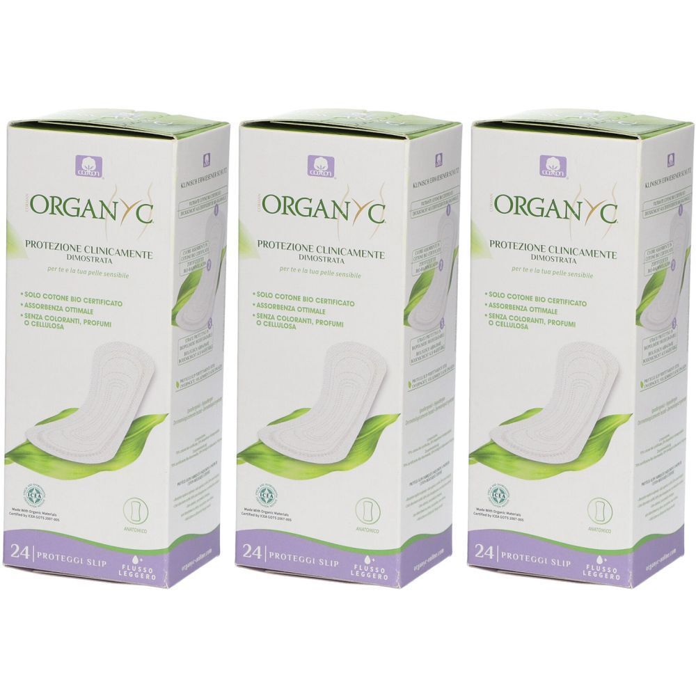 ORGANYC Protèges slip coton bio Vrac