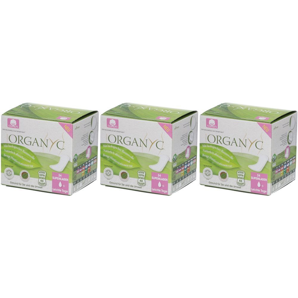 ORGANYC Protège slip bio en pochettes individuelles