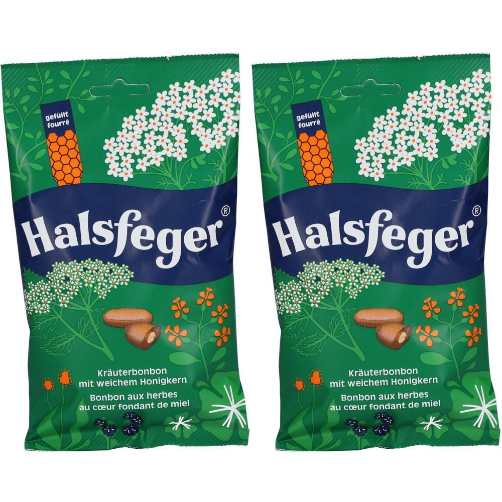 HALSFEGER® Bonbon aux herbes avec cœur de miel doux