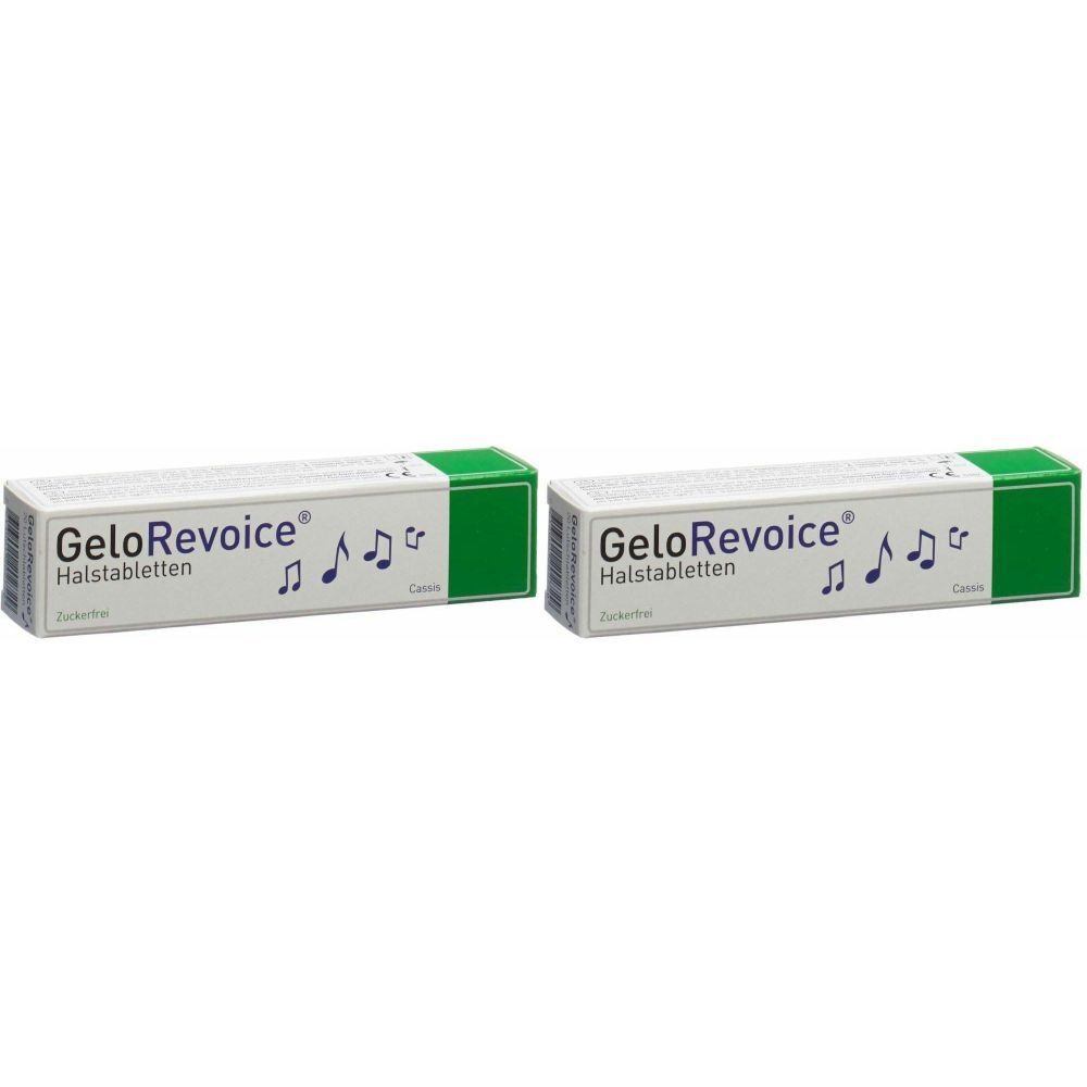 GELOREVOICE Halspastillen Schwarze Johannisbeere-Menthol