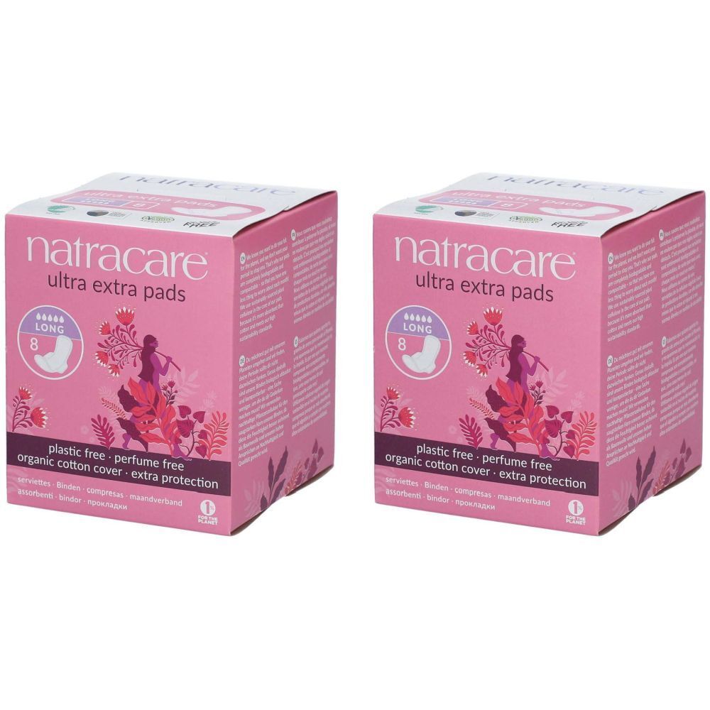 NATRACARE Ultra extra pads Serviette hygiènique Long