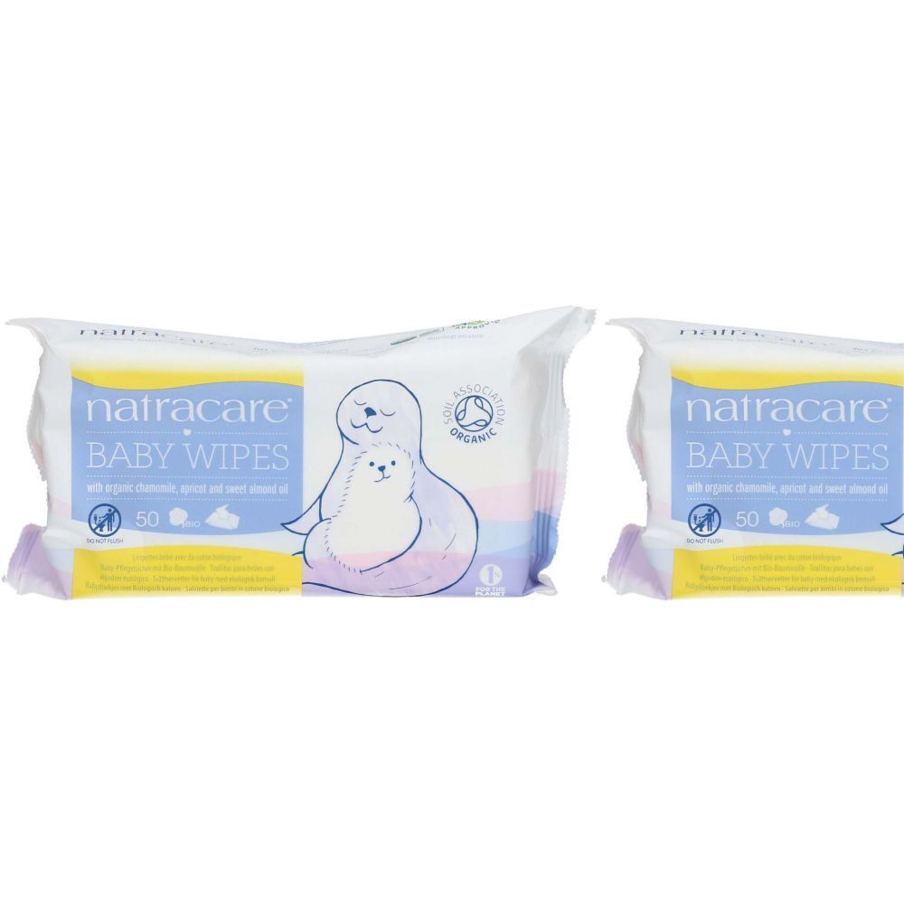 NATRACARE Baby wipes Babytücher aus Bio-Baumwolle