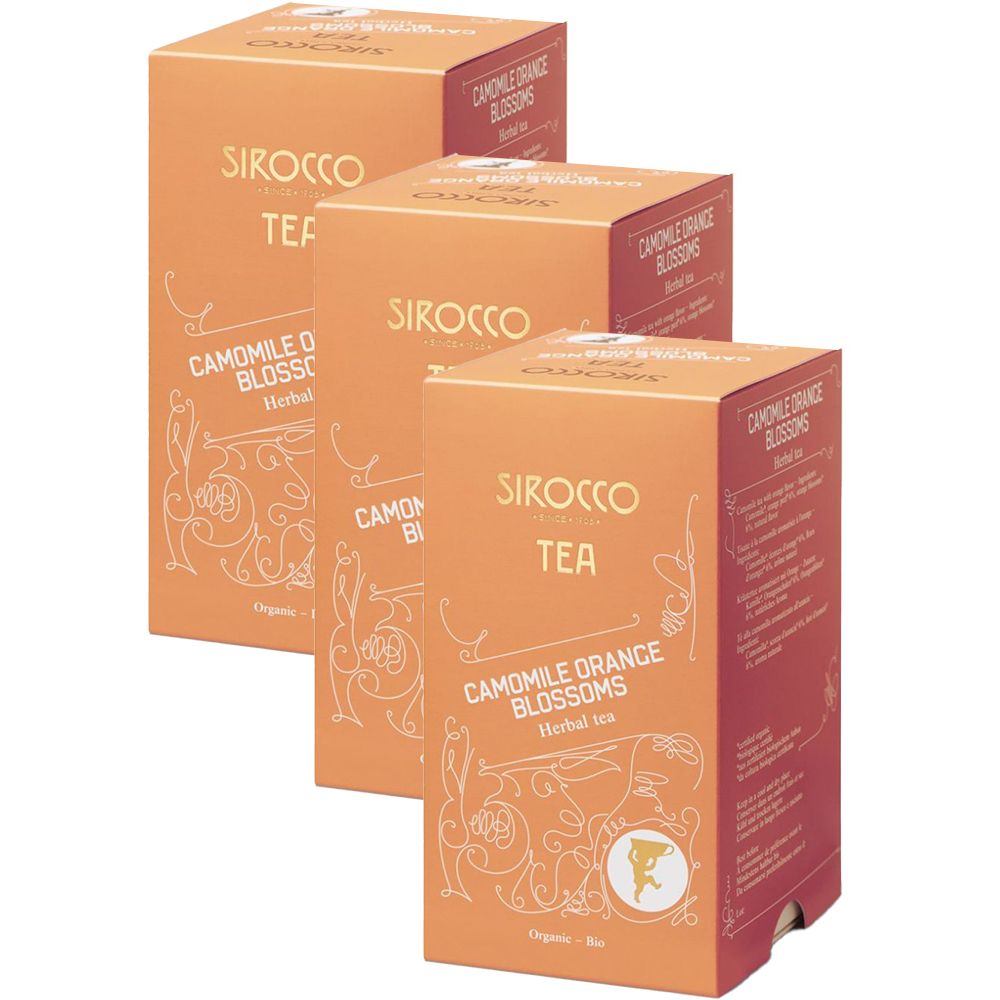 SIROCCO Sachets de thé Fleur d'oranger Camomille