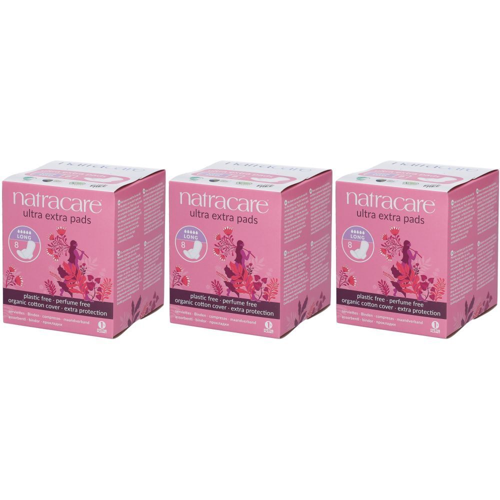 NATRACARE Ultra extra pads Serviette hygiènique Long