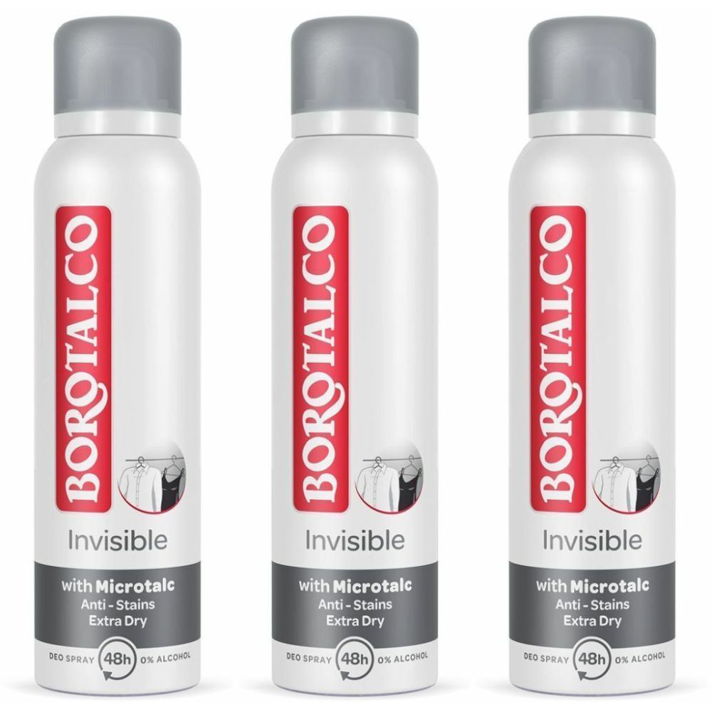 BOROTALCO Déodorant Invisible spray