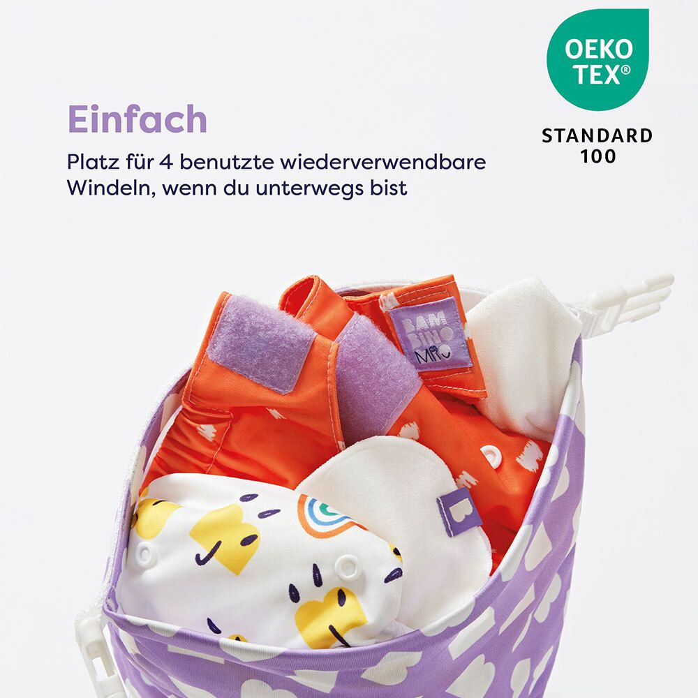 Bambino Wasserdichte Tasche für Ausflüge Motiv - Courage