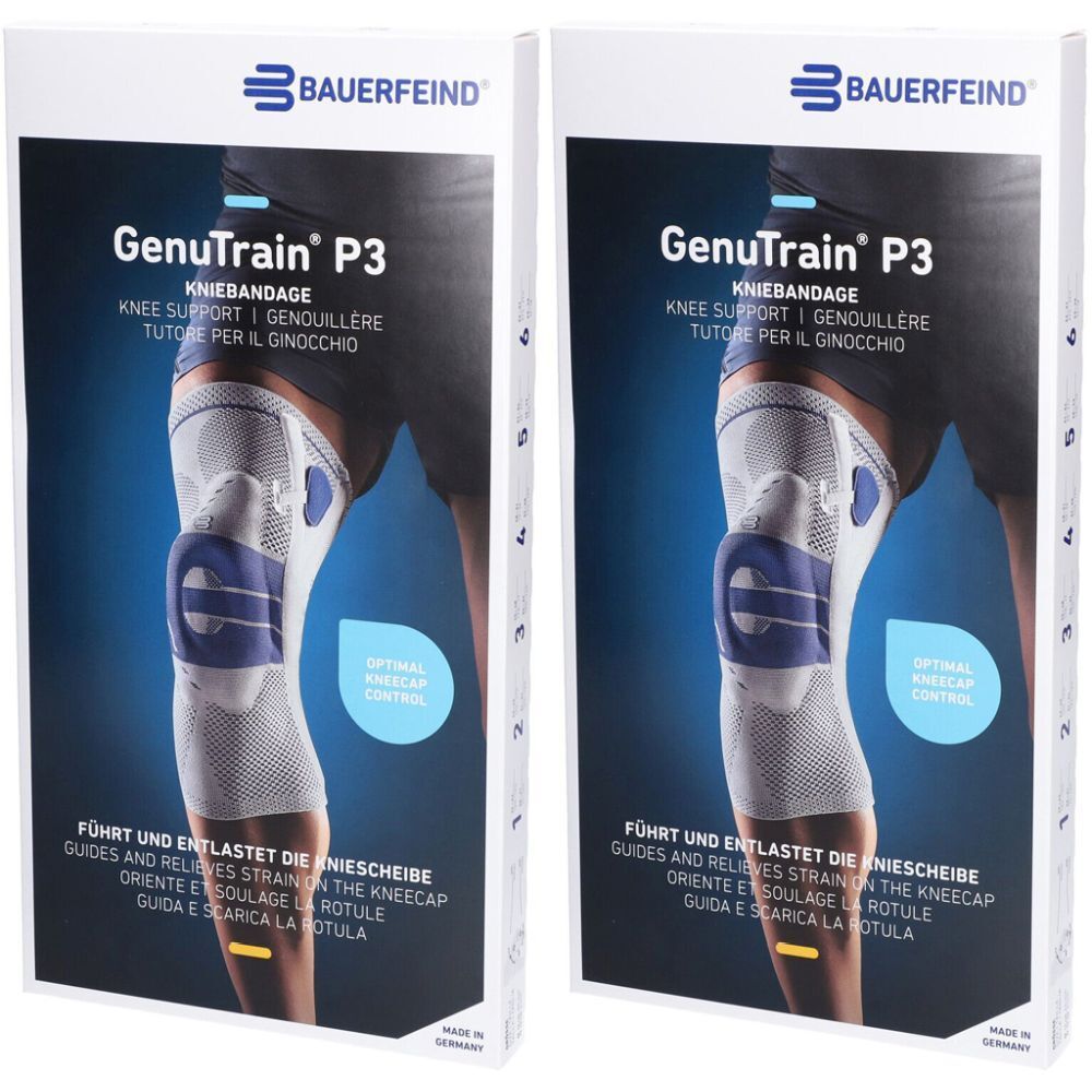 BAUERFEIND Genutrain P3 Orthèse de genou Taille 5 gauche