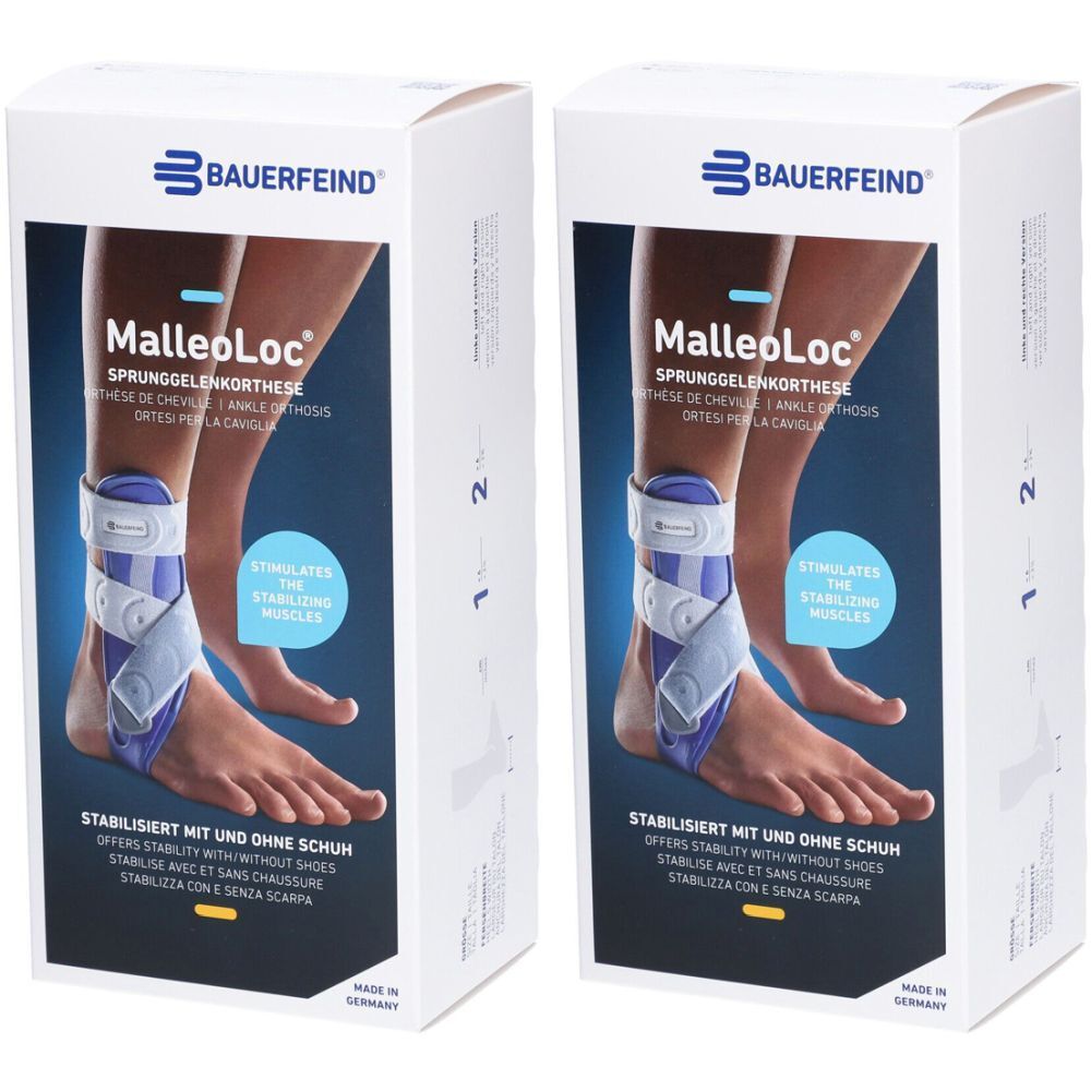 BAUERFEIND MalleoLoc® Haarbandage Orthese Größe 1 links