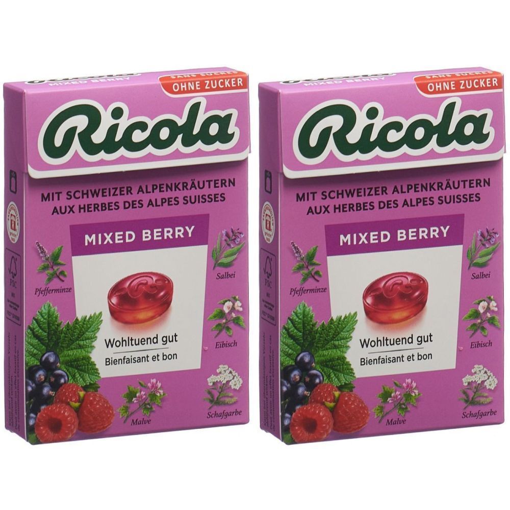 RICOLA Bonbons aux herbes mixed Berry