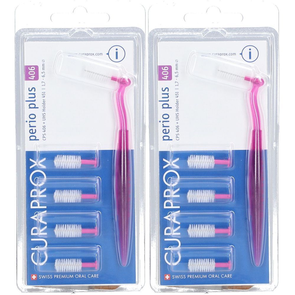 Curaprox® CPS PERIO PLUS 406 1,7-6,5 mm + UHS Halter 451