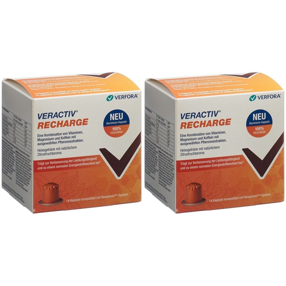 VERFORA® Veractiv® Recharge kompatibel nespresso