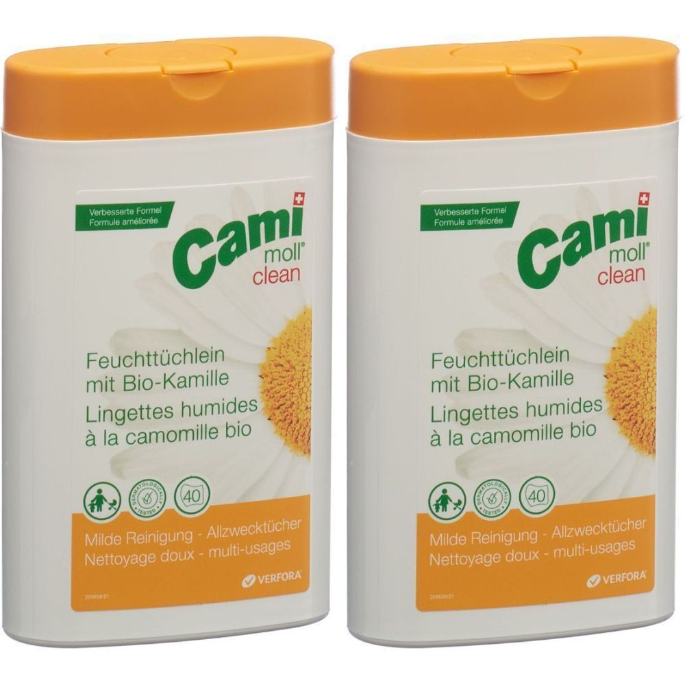 CAMIMOLL® clean Feuchttücher mit Kamille