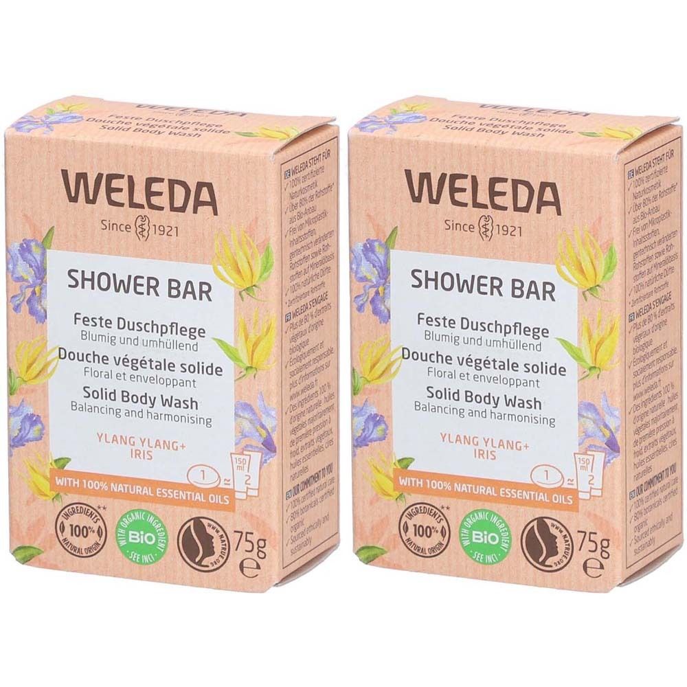 WELEDA Bio-Vegetaldusche Solide Ylang Ylang & Iris