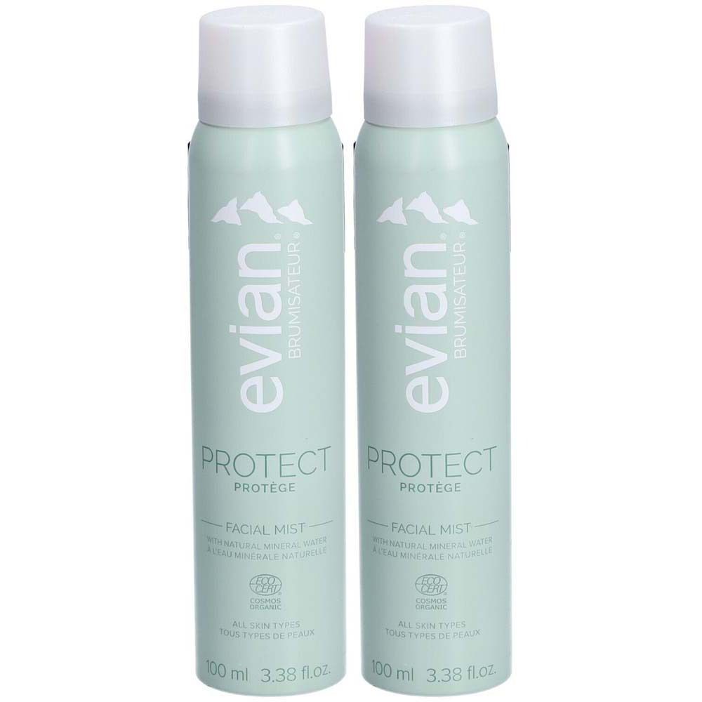 EVIAN facial mist protect Aeros Spr  Doublepack