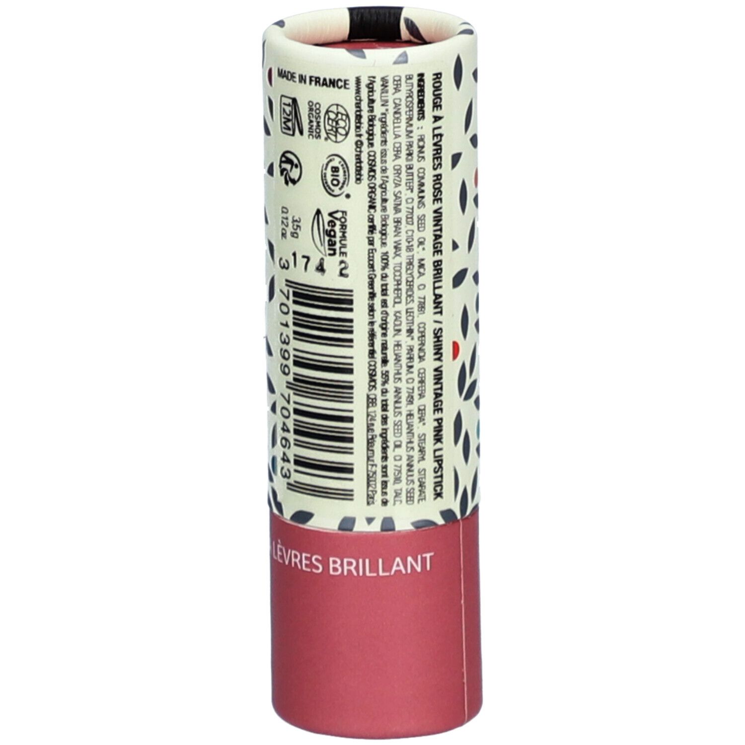 CHARLOTTE BIO Rouge à lèvres Brillant - Rose Vintage