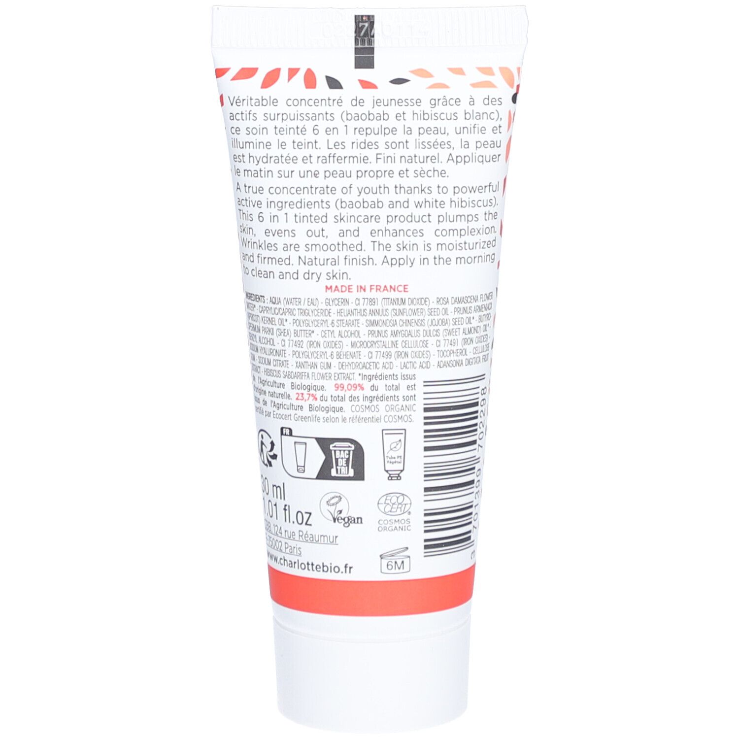 Charlotte Bio La CC Creme BIO Nude - Mittlere Hauttypen