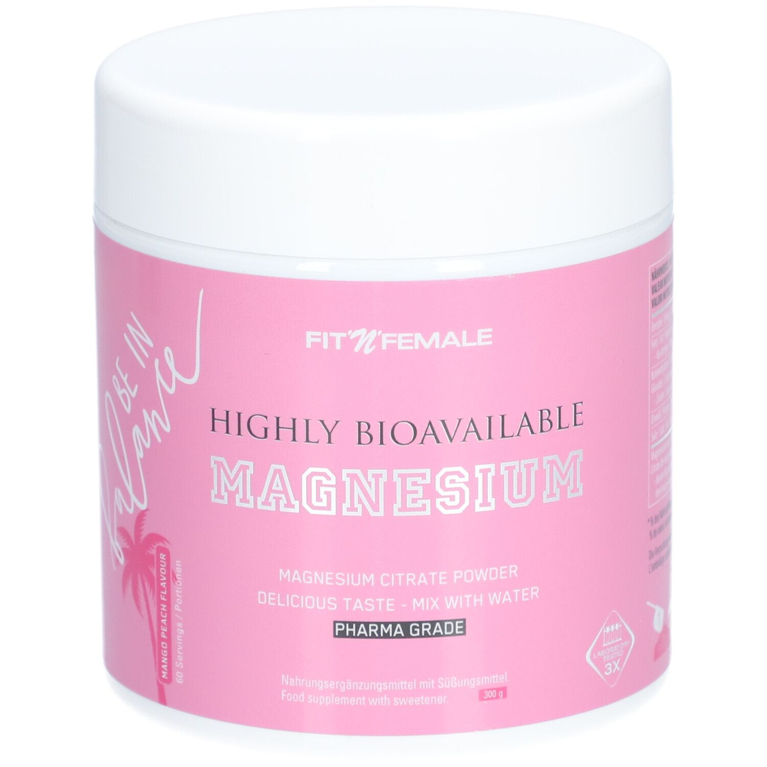 Magnesium Citrate - hochdosiert Mango Peach