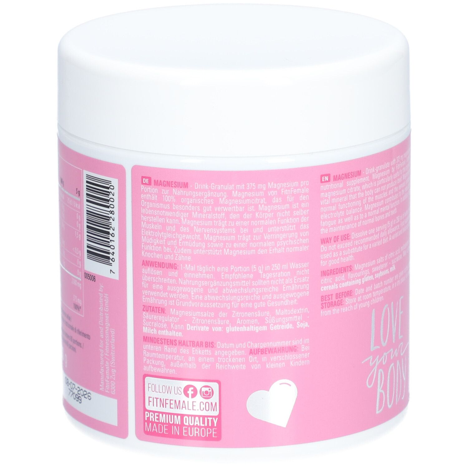 Magnesium Citrate - hochdosiert Mango Peach
