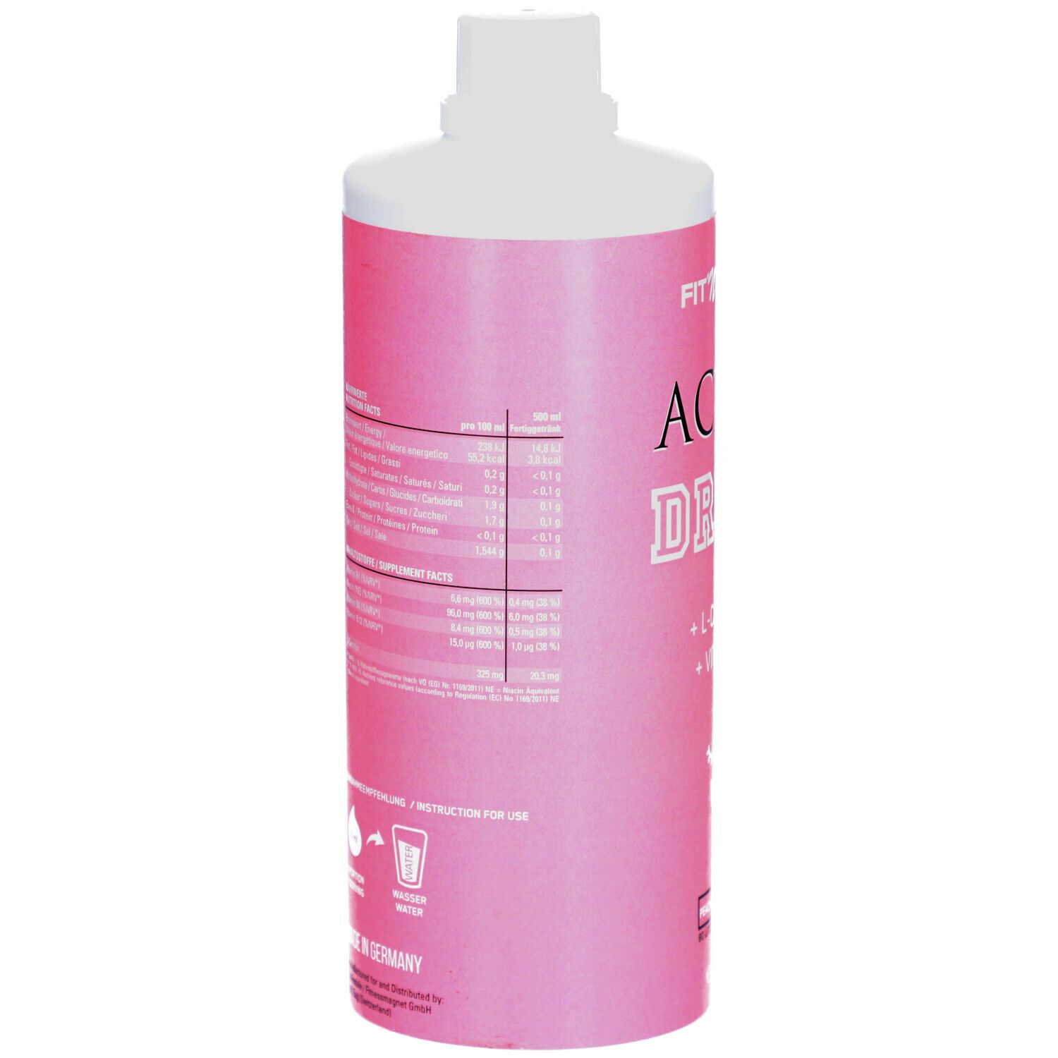 FitnFemale Active Drink Concentré Boisson L-Carnitine & Vitamines