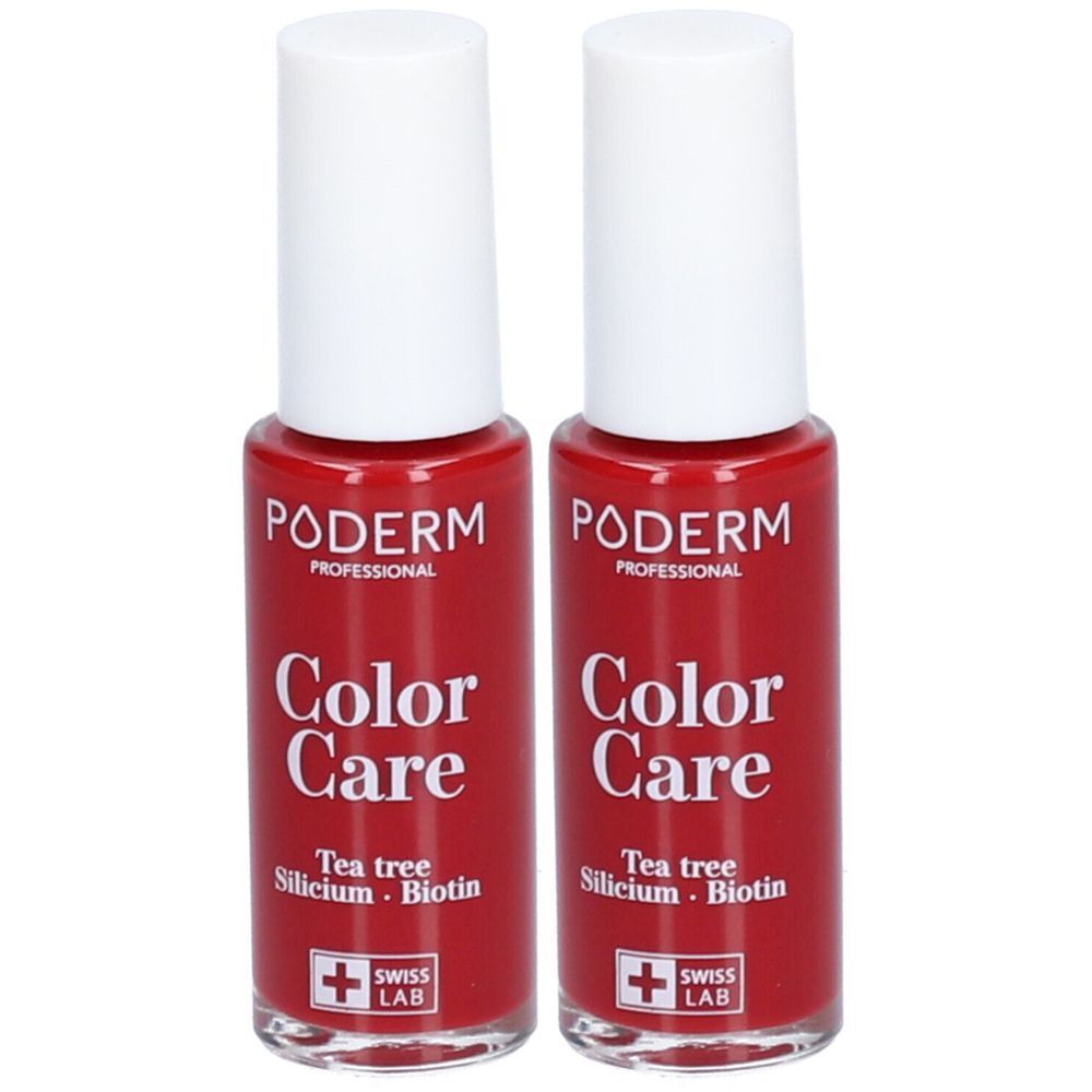 Poderm Color Care Teebaum Nagellack Nr 253 Rouge Allure