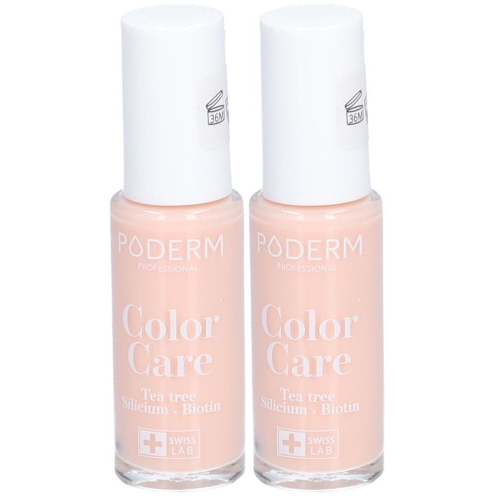 Poderm Color Care Teebaum Nagellack Nr 903 Rose Poudrée