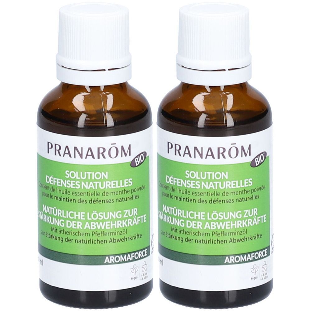 PRANAROM Aromaforce Nat Lösung Abwehr Bio 30 ml x2