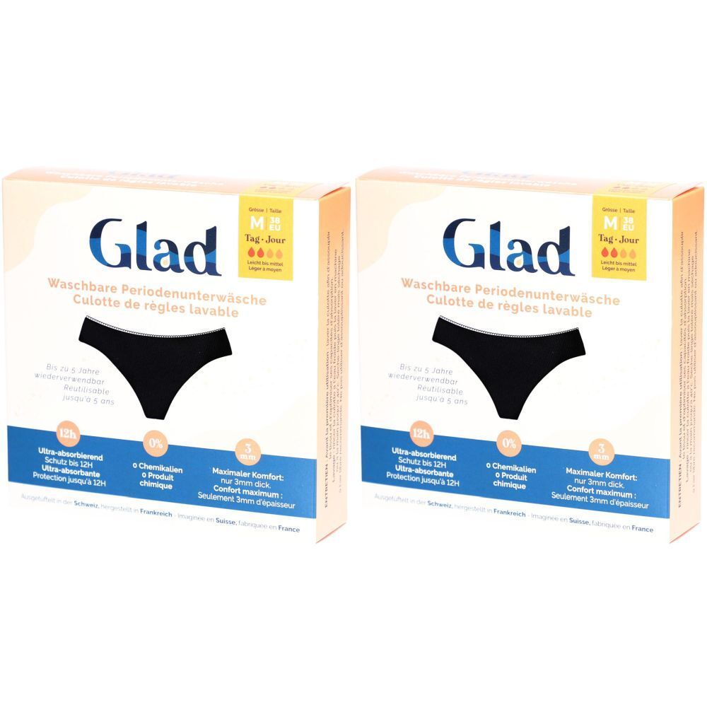 GLAD Tag Periodenunterwäsche M leicht x2