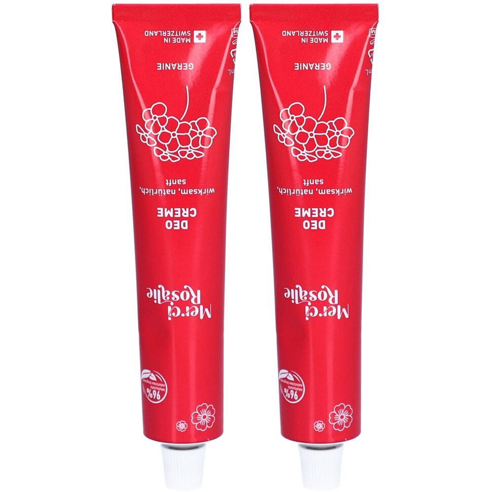 MERCI ROSALIE Deo Creme Geranie Tb 50 ml x2