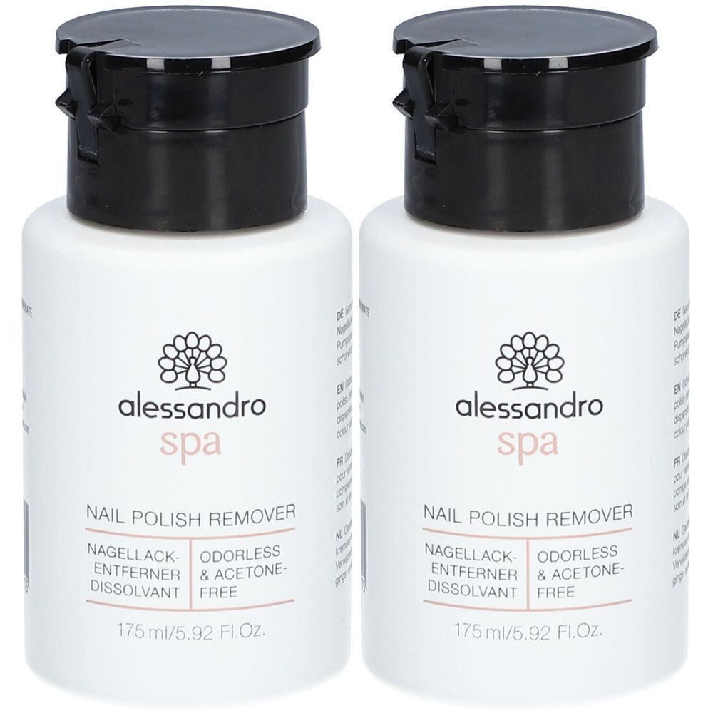 ALESSANDRO Spa dissolvant pour vernis à ongles