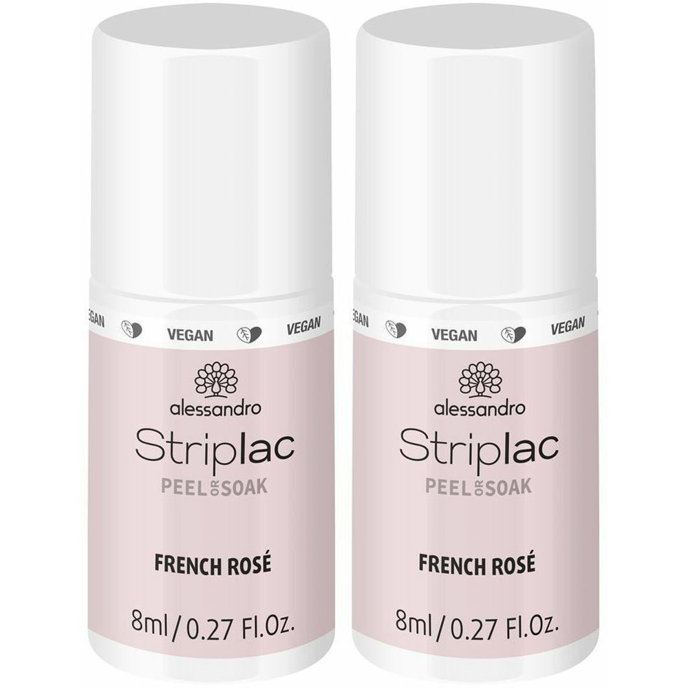 ALESSANDRO Striplac Végan - Peel or Soak Vernis à ongles N°486 French Rosé