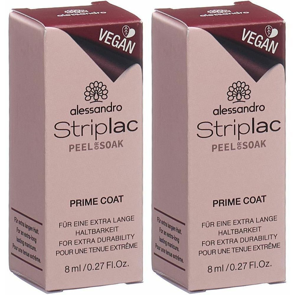 ALESSANDRO Striplac Végan - Peel or Soak - Prime Coat - Pour une tenue extrême