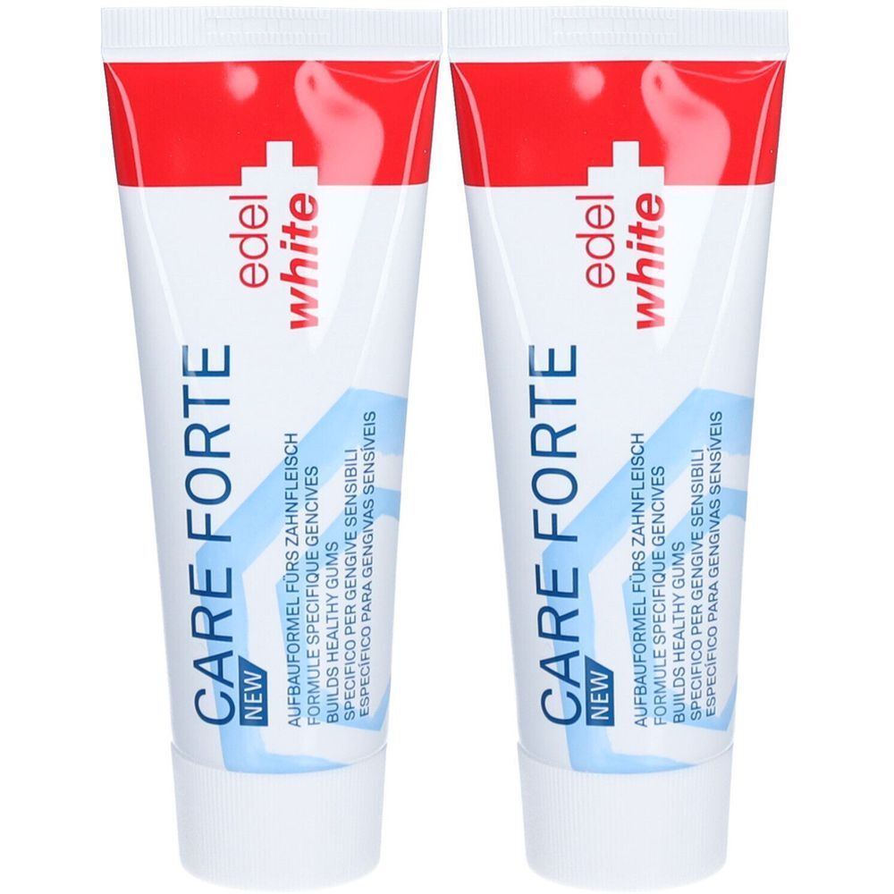 EDEL+WHITE Care Forte Zahnpasta 75 ml x2