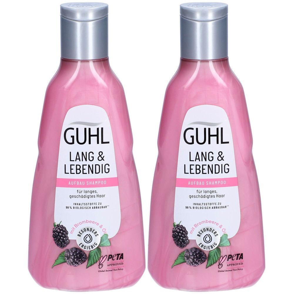 GUHL Lang & Lebendig Shampoo aufbauend Fl 250 ml x2