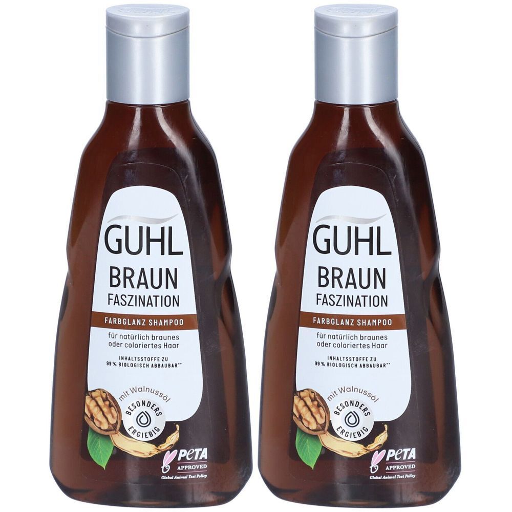 GUHL Braun Faszination Shampoo Farbglanz Fl 250 ml x2