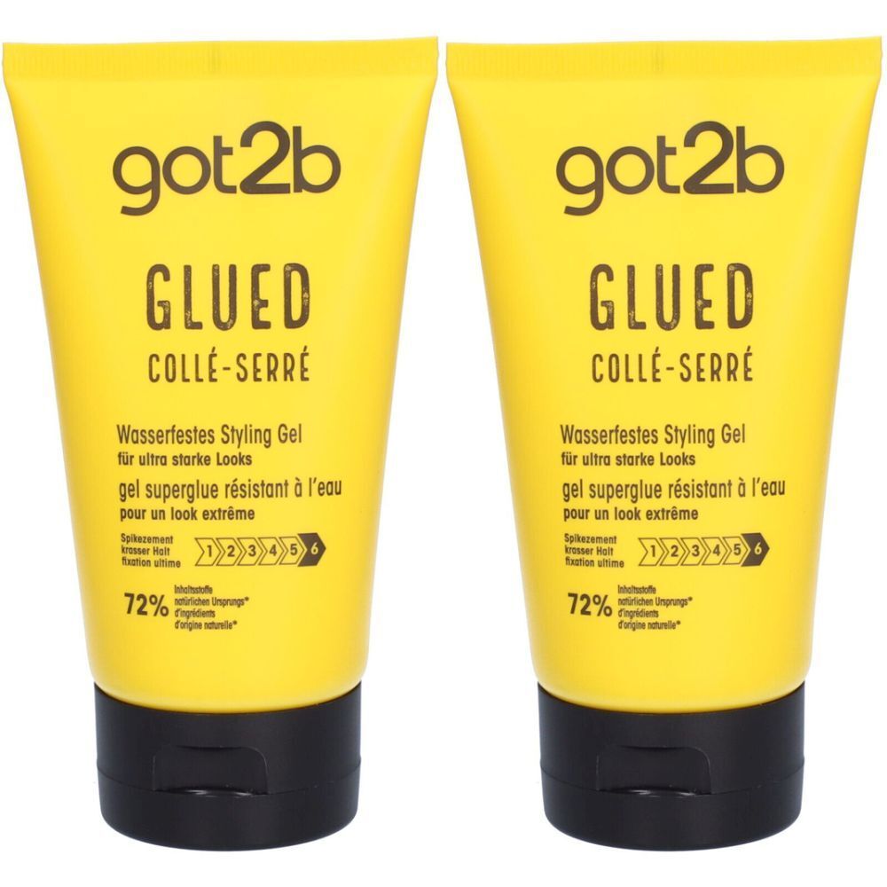 GOT2B Glued Collé-Serré Gel Coiffant Superglue résistant à l'eau pour cheveux