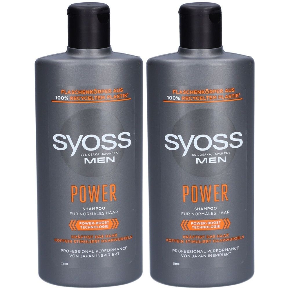 Syoss® Men Power Shampoo 440 ml – Stärkt & erfrischt das Haar