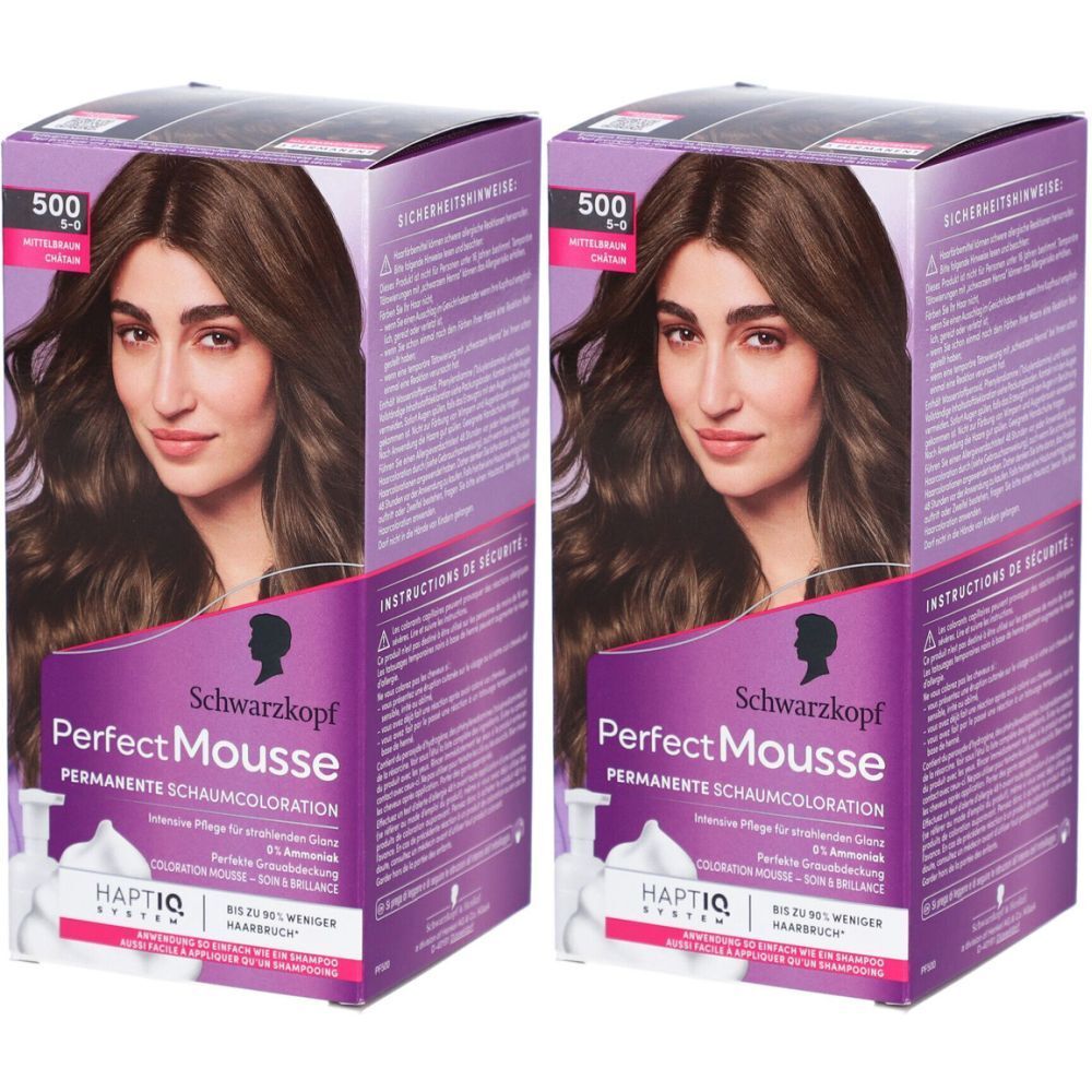 PERFECT MOUSSE 500 mittelbraun x2