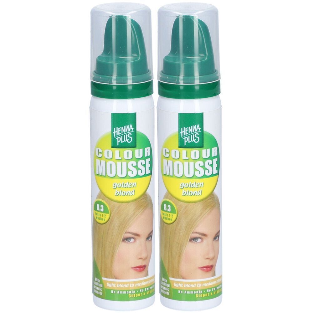 HENNA PLUS Colour Mousse 8.3 Goldblond