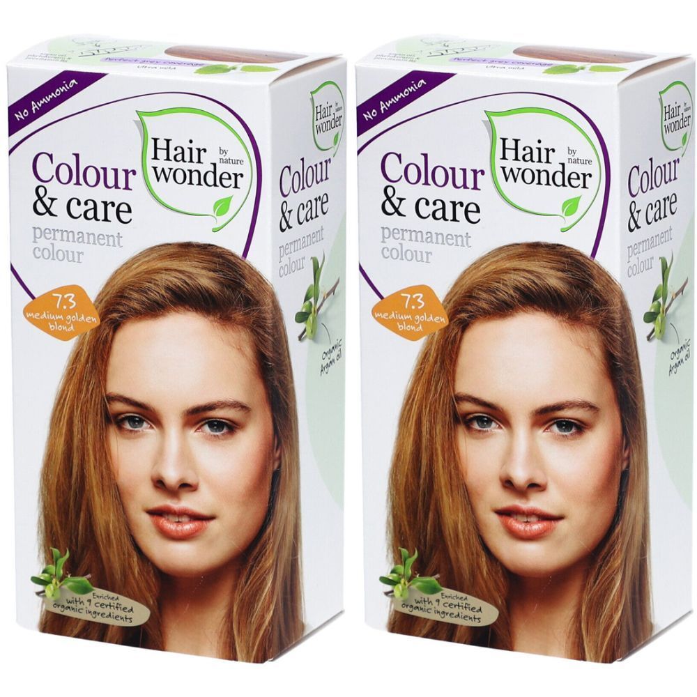 HENNA Hairwonder Colour & Care 7.3 gold blond x2