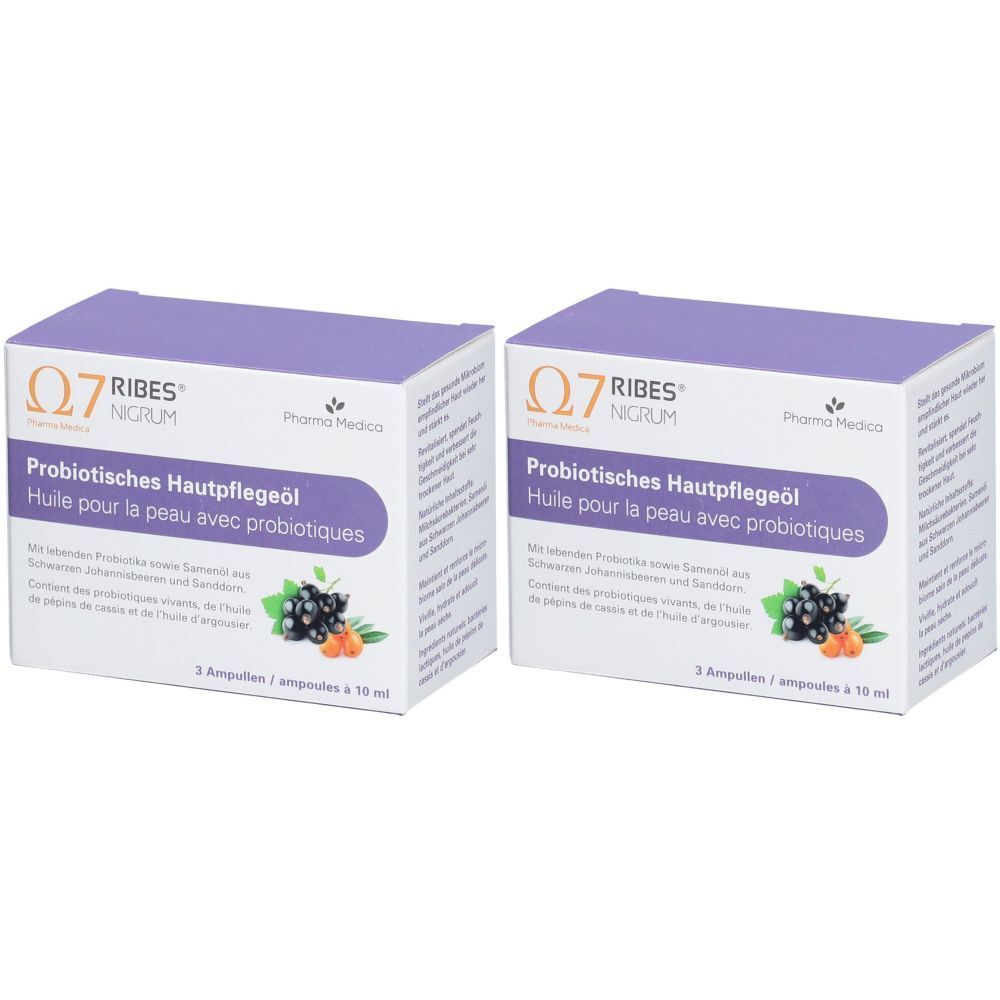 RIBES NIGRUM Probiotisches Hautpflege-Öl Amp 3 Stk x2