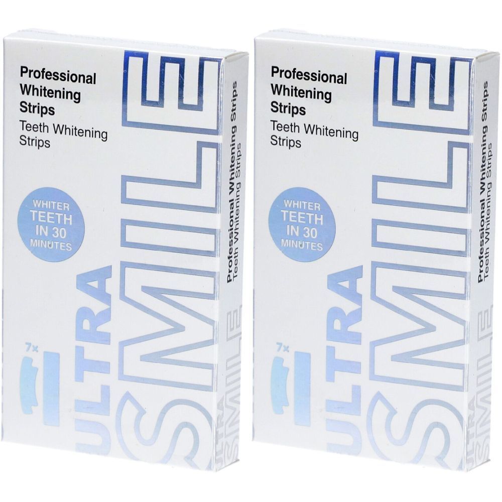 ULTRASMILE Professional Whiten Strips 7 x 2 Stk x2